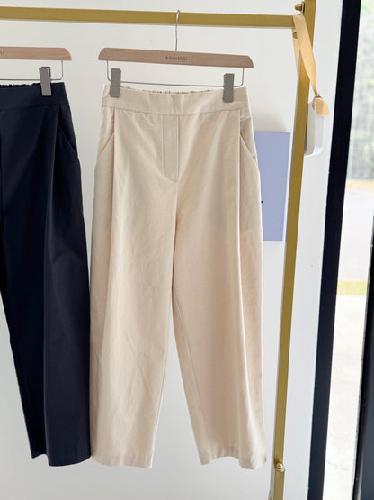 Cotton Cropped Pants
