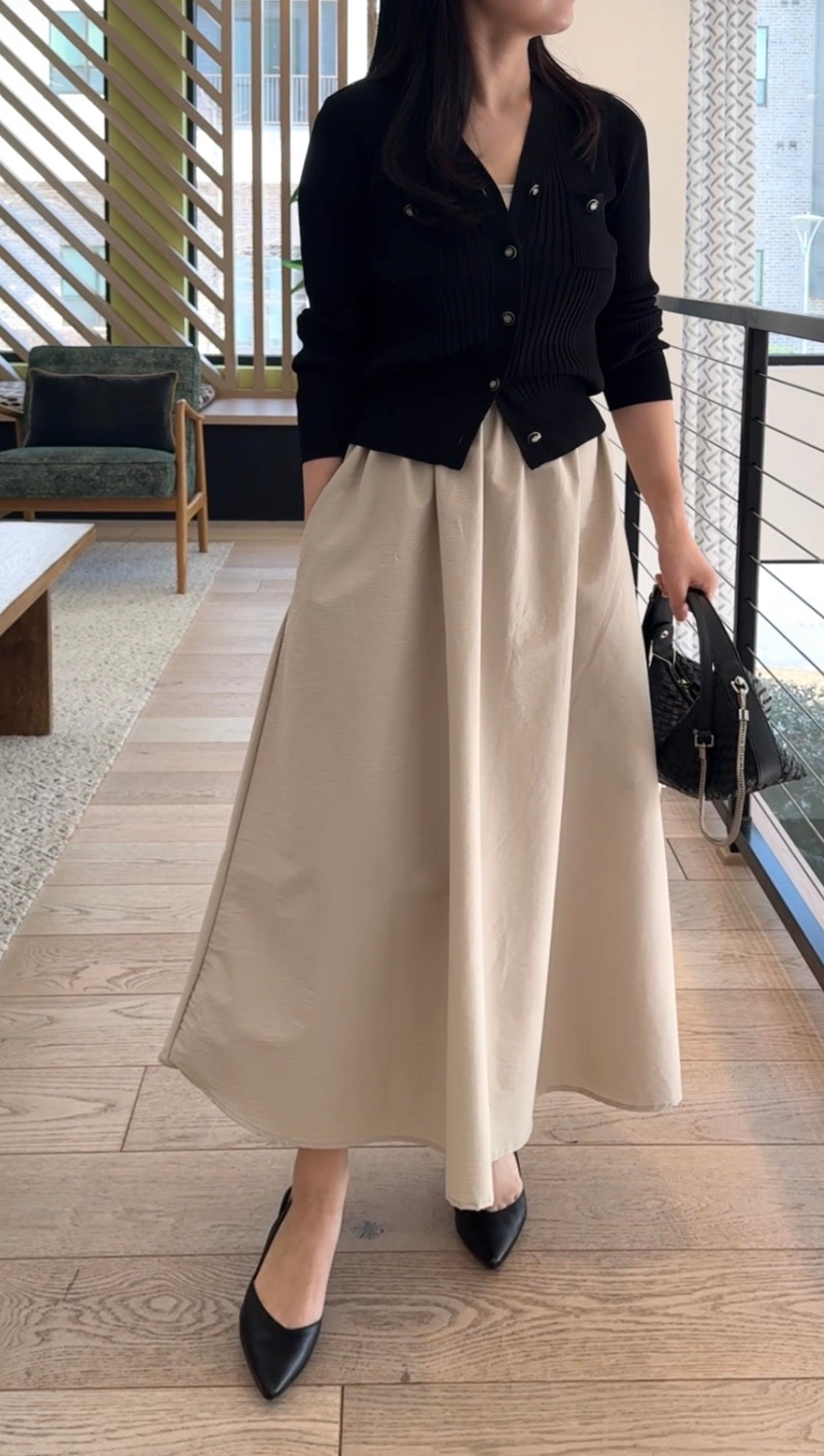 Padded Layered Dress