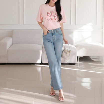 *Light Wash Denim Pants