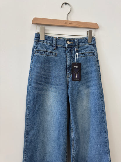 Spandex Wide Banding Denim - AdoreMeU