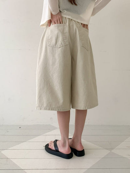 * Cotton Cationic Bermuda Shorts