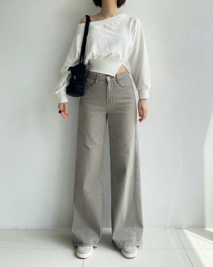 Banding Wide Cotton Pants (~9/5)