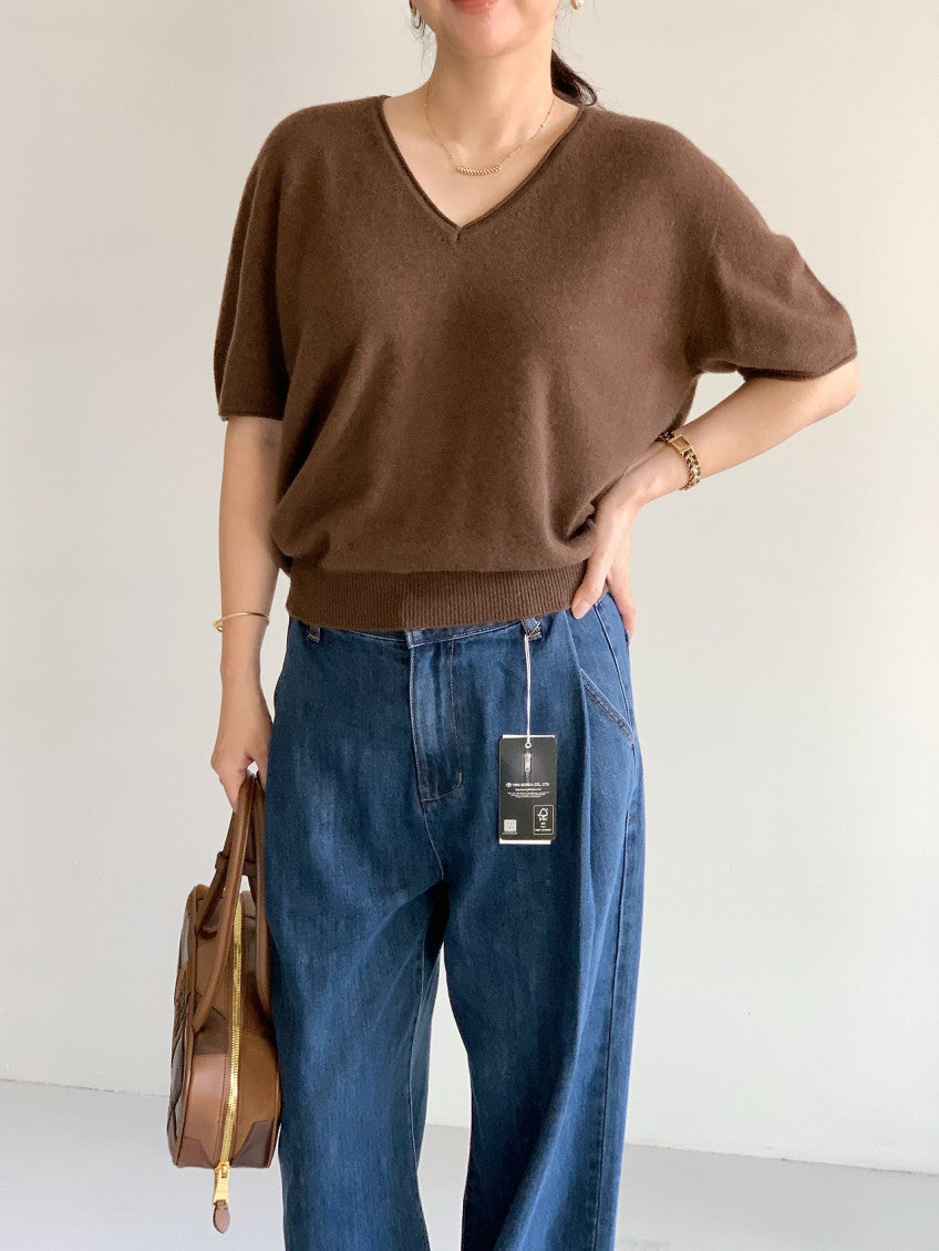 Wholegarment Short Sleeve Knit (~10/24)