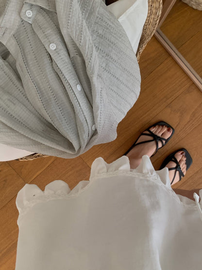 * Eyelet Lace Shirt