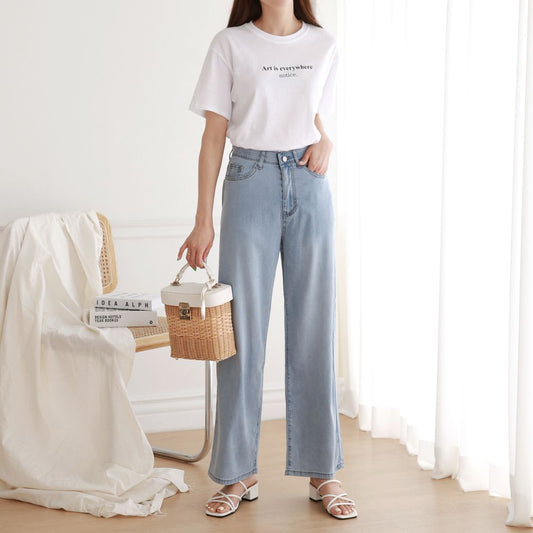Tencel Span Straight Denim (~8/29)