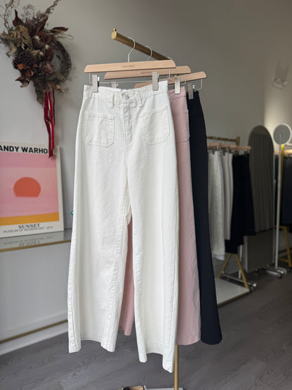 Front Pocket Cotton Pants - AdoreMeU
