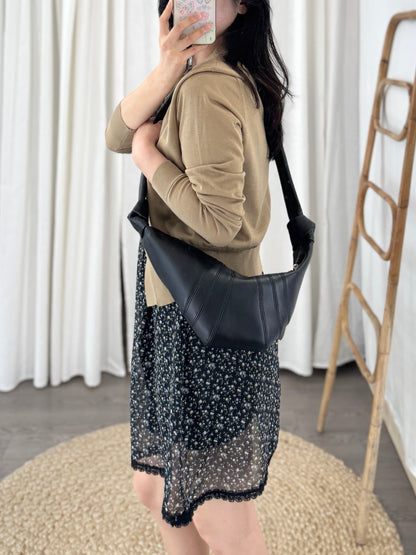 Cowhide Croissant Bag (Preorder)