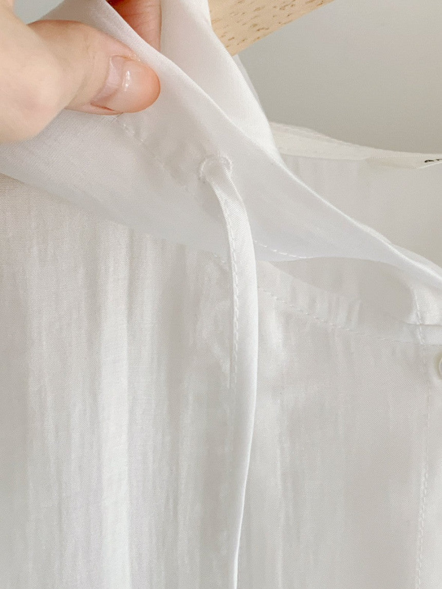 Tencel Hood Blouse