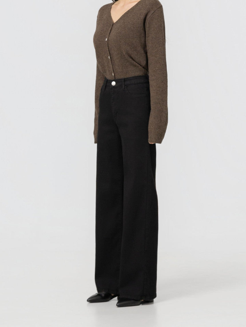 Flare Black Jeans - AdoreMeU