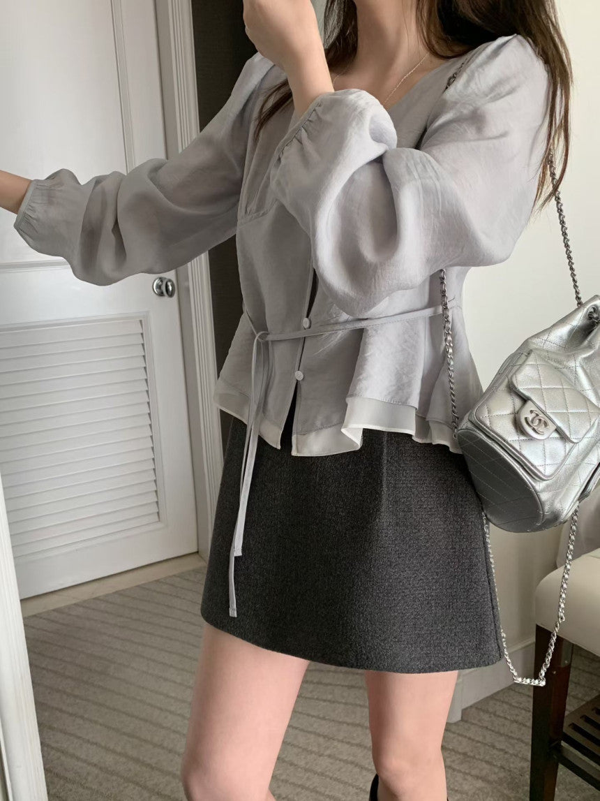 * Lumi Satin Blouse