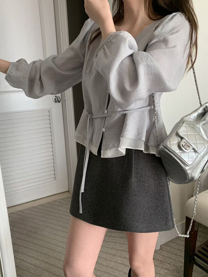 * Lumi Satin Blouse