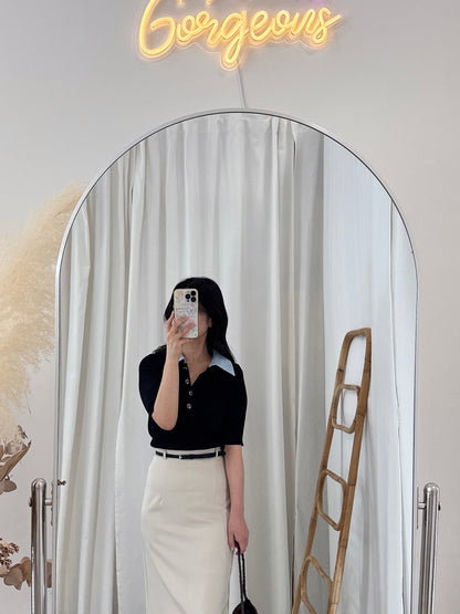 Golgi Collar Summer Knit