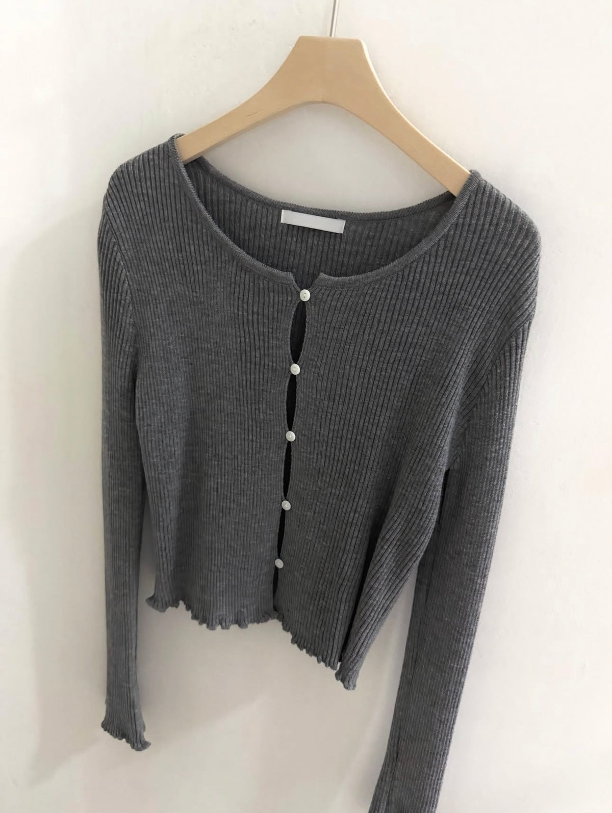 Frill Dive Knit Cardigan(~9/23)