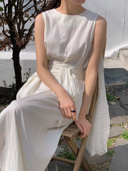 * Dove Sleeveless Maxi Dress