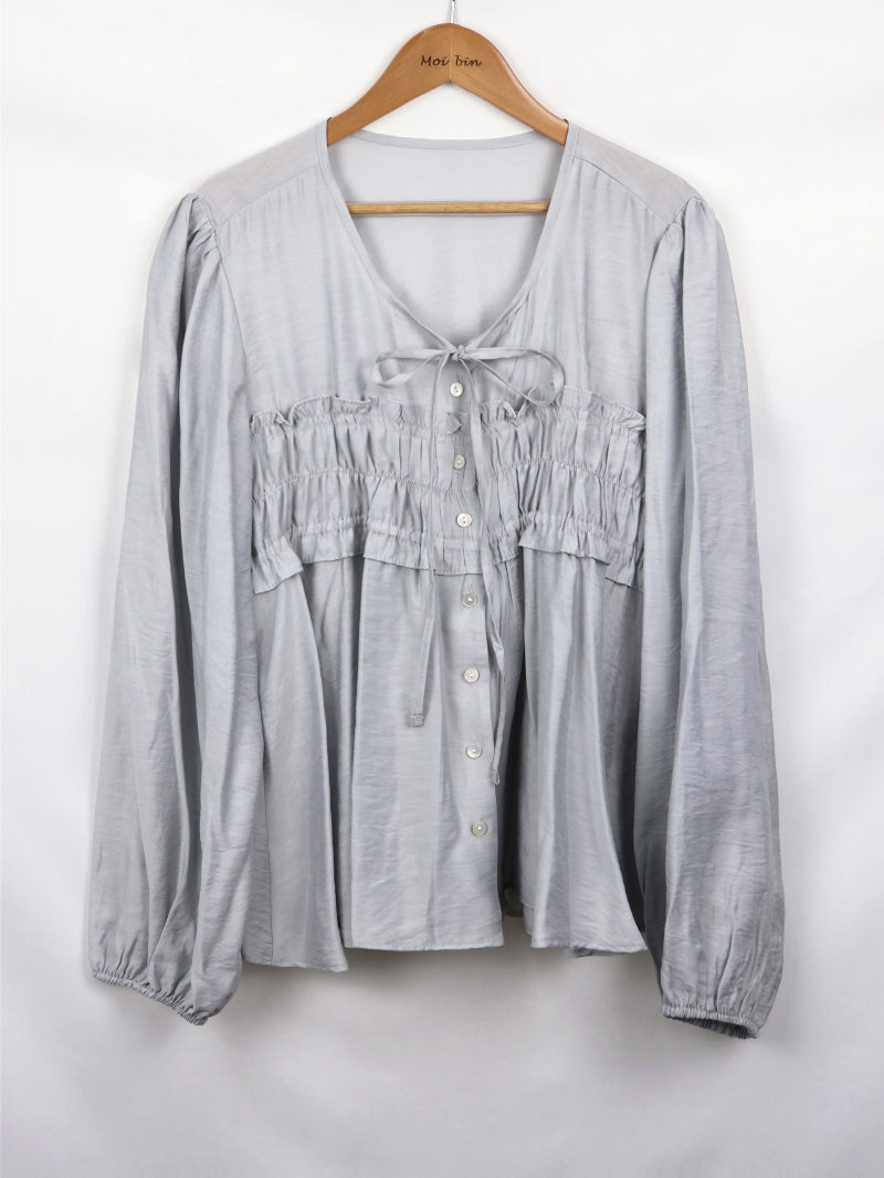*Shirring Blouse
