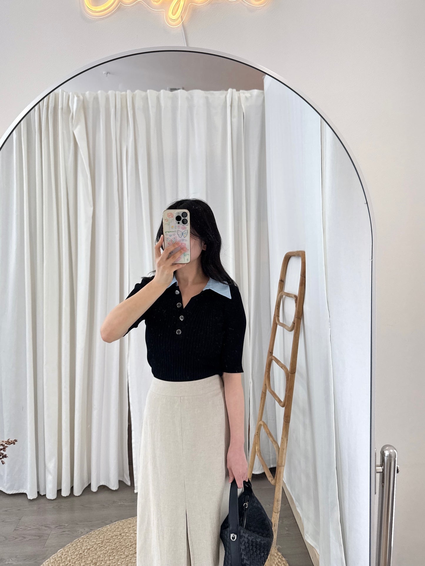 Golgi Collar Summer Knit