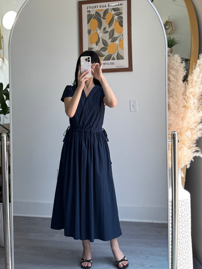 Ribbon Vneck Dress - AdoreMeU