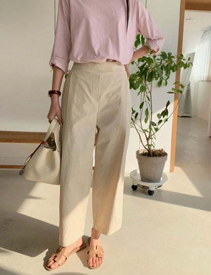 *바이오 핀턱 팬츠