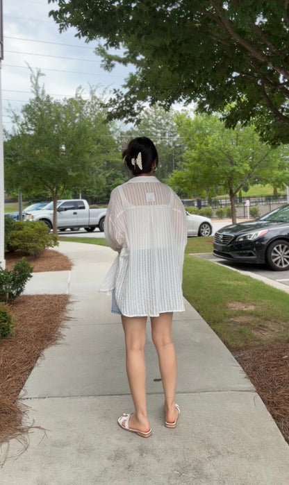 Sheer Stripe Shirt(~7/13)