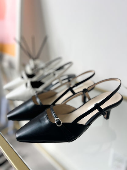 Buckle Slingback Pump - AdoreMeU