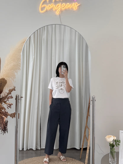 Cotton Cropped Pants