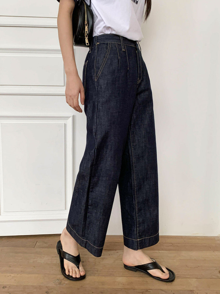 * Non-Fade Raw Denim Jeans