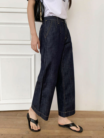 * Non-Fade Raw Denim Jeans