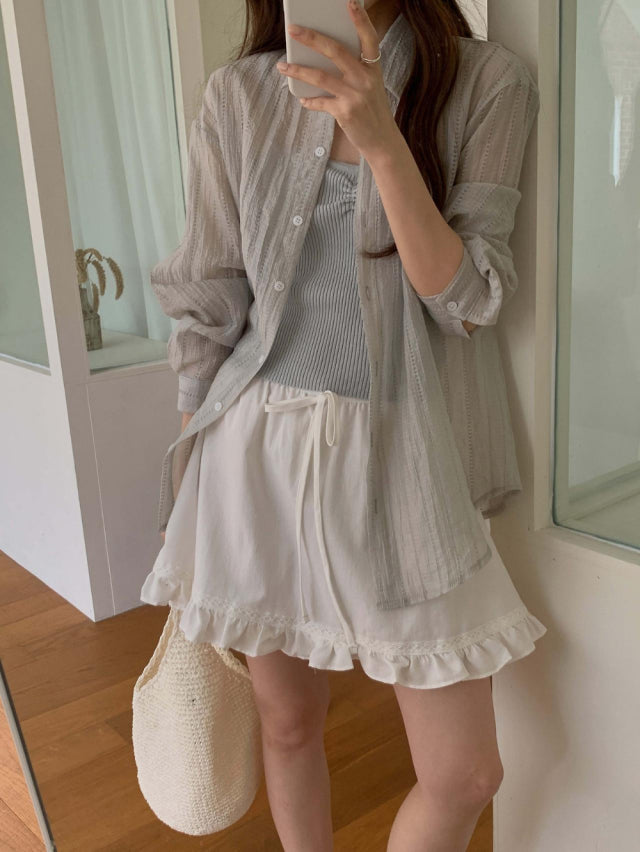 * Eyelet Lace Shirt