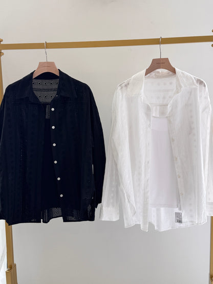 Lace Overfit Shirt(~3/29)