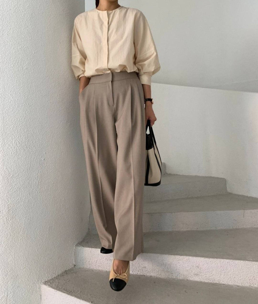 Valen Pintuck Straight Slacks(~10/31)