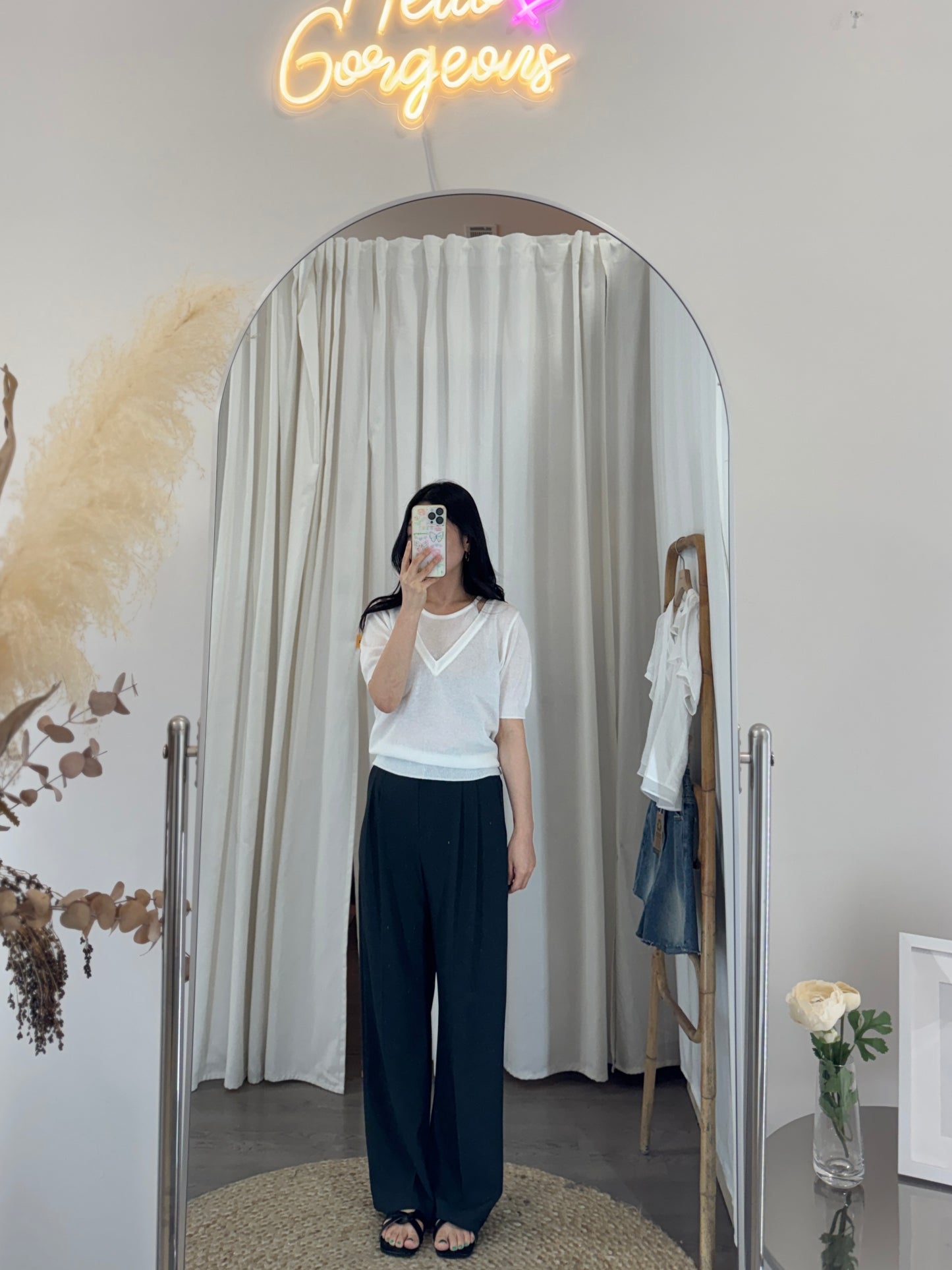 Layered Knit Top (~6/19)