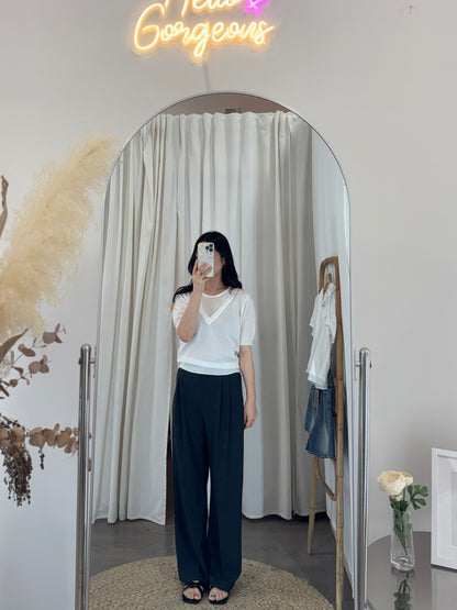 Layered Knit Top (~6/19)