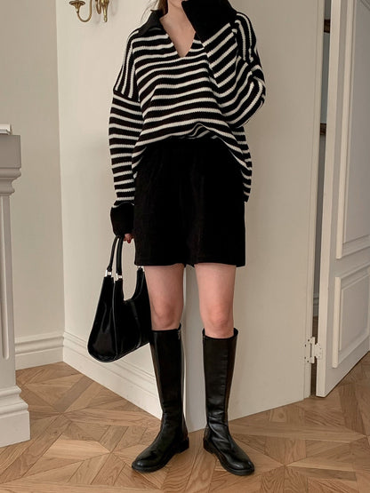 Corduroy Banding Shorts - AdoreMeU