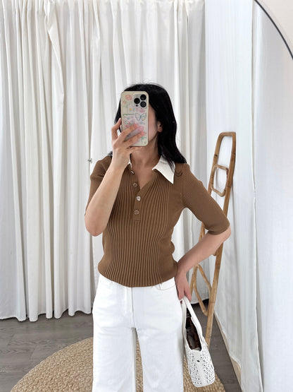 Golgi Collar Summer Knit