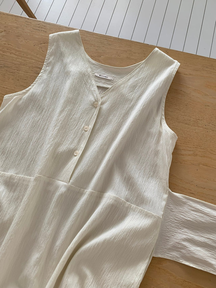 * Dove Sleeveless Maxi Dress