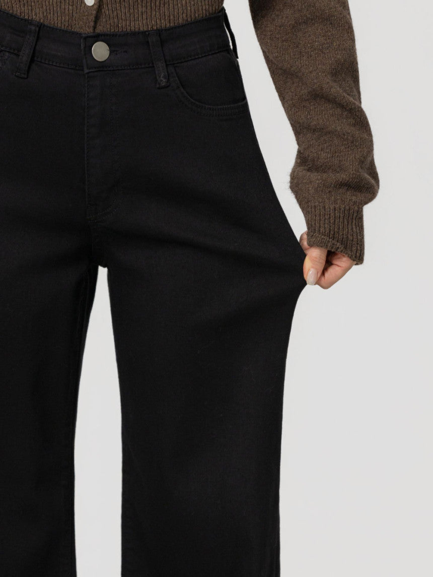 Flare Black Jeans - AdoreMeU