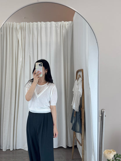 Layered Knit Top (~6/19)