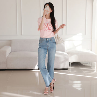 *Light Wash Denim Pants