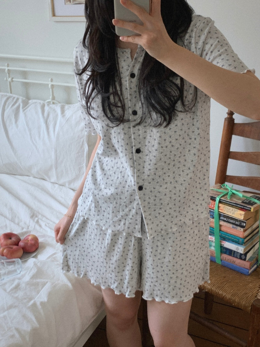 Ribbon Cap Pajama Set (~6/27)