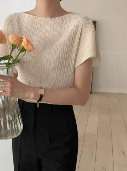 Pleated Blouse - AdoreMeU
