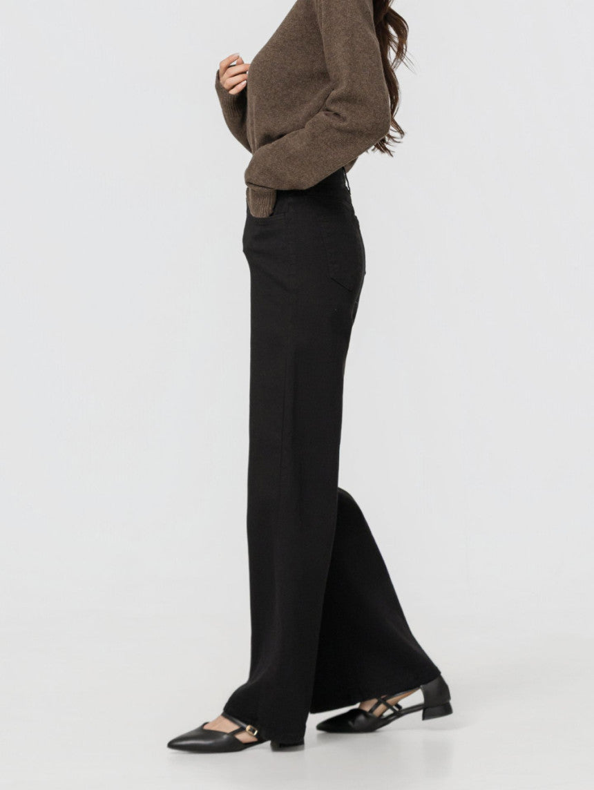 Flare Black Jeans - AdoreMeU