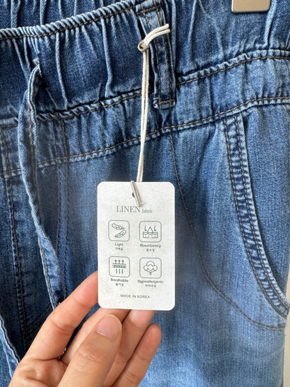 Banding Wide Denim - AdoreMeU
