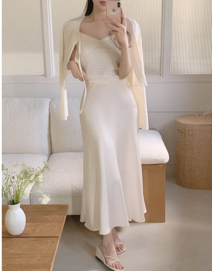 *Pastel Satin Mermaid Skirt