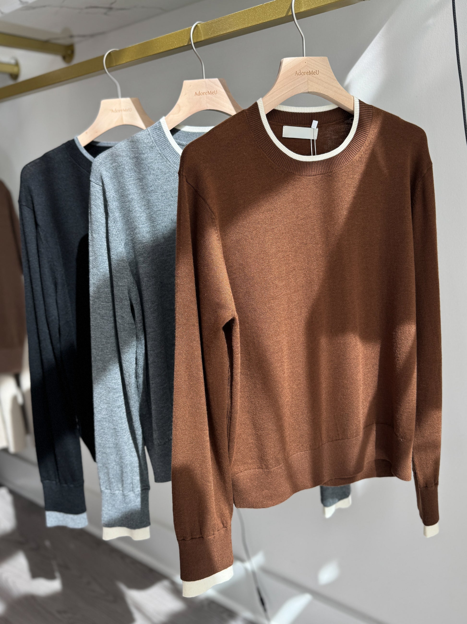 Sleeve Button Knit Top - AdoreMeU