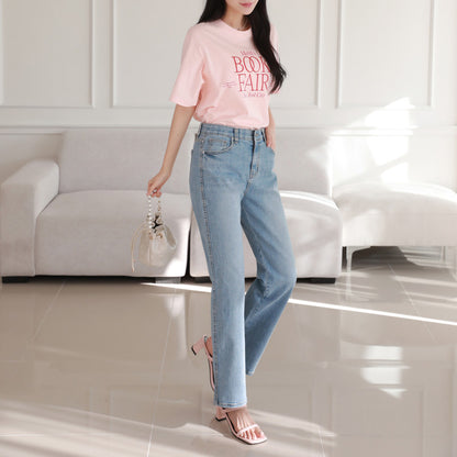 *Light Wash Denim Pants