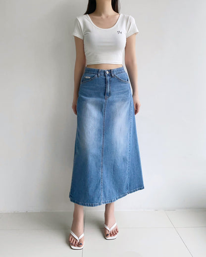 * A-Line Front Pocket Skirt