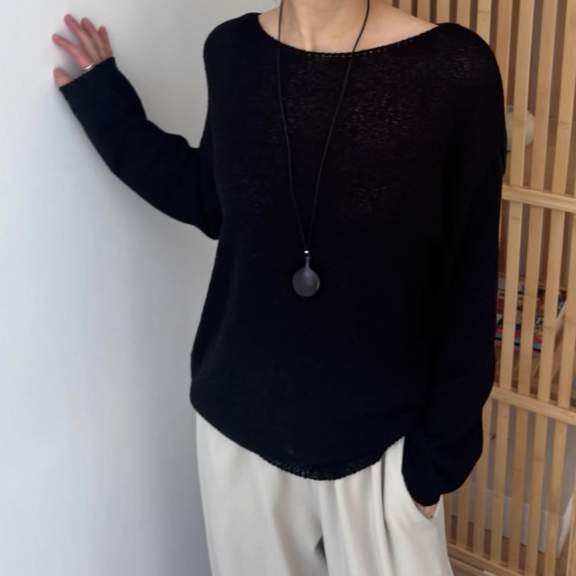*Relaxed Knit Top