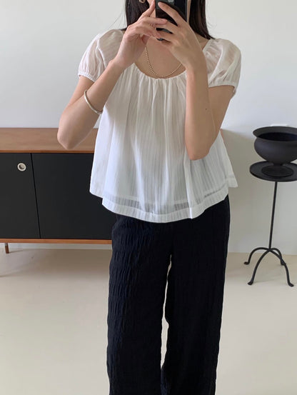 *Audrey Puff Blouse