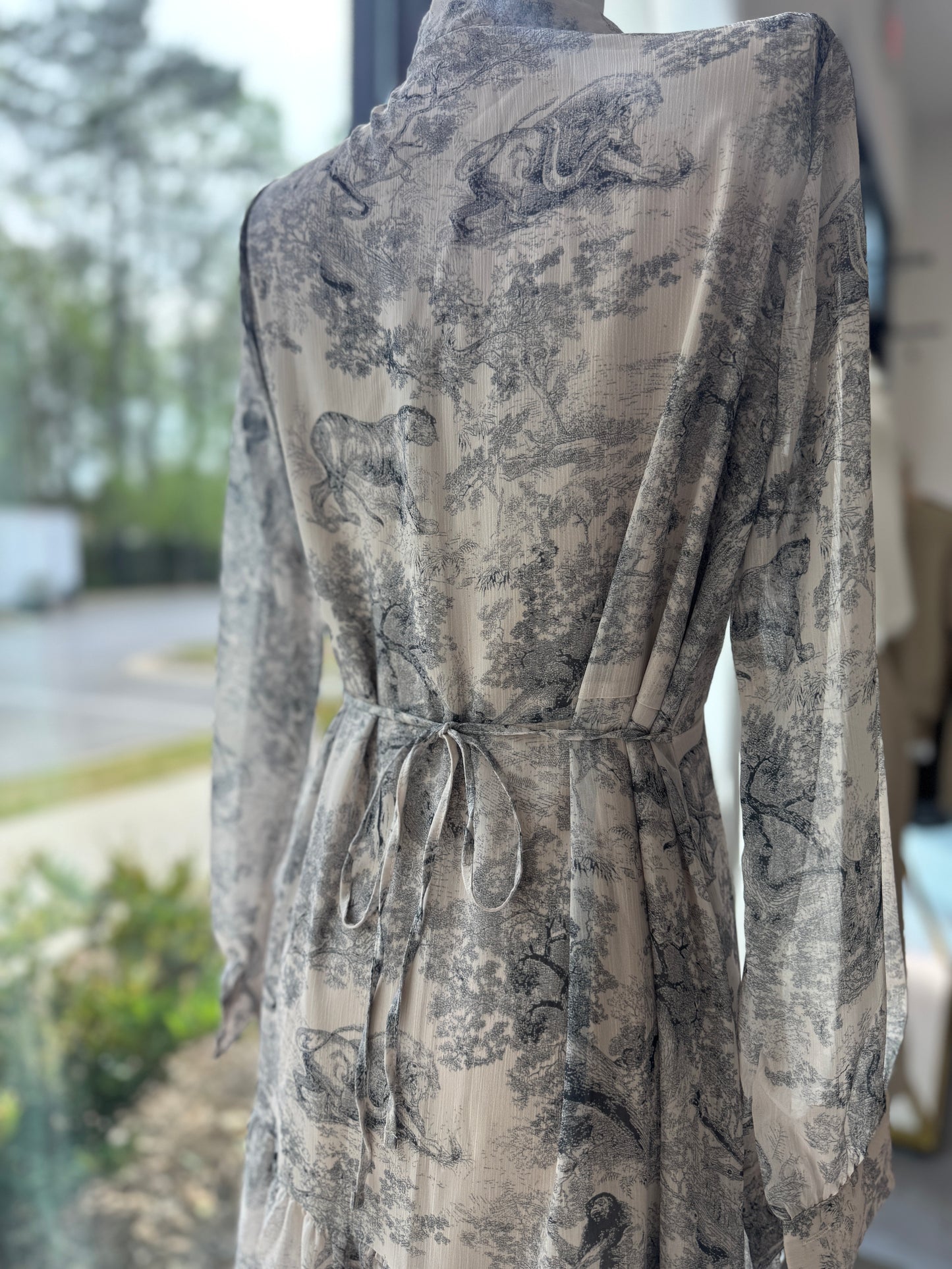 Diorr -Inspired Elegance Dress