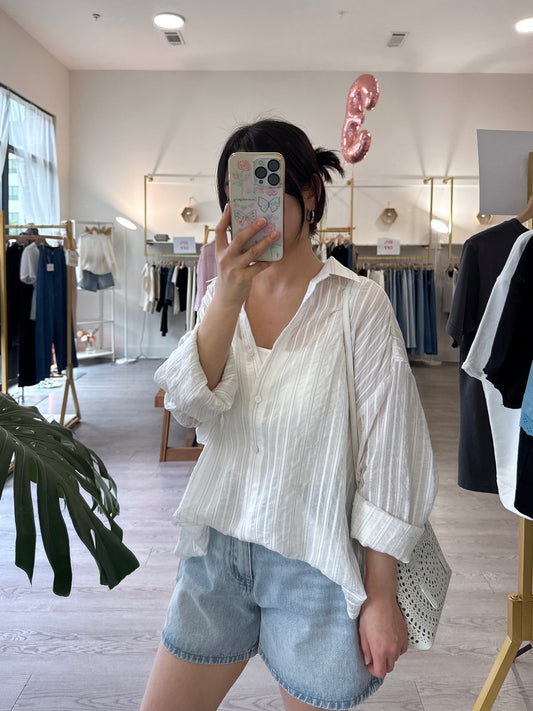 Sheer Stripe Shirt(~7/13)